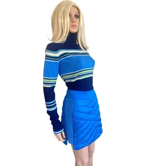 NWT Krimson Klover Carving Insulated Skirt Women's Medium MSRP$149 Blue - Picture 17 of 17